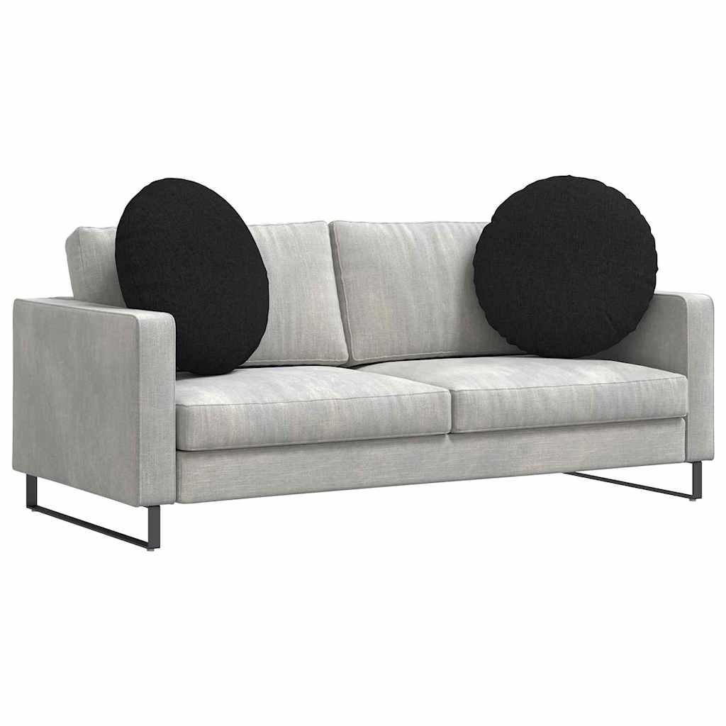 Vidaxx Sitzkissen 2 Stück schwarz ø80 x 29 cm Stoff