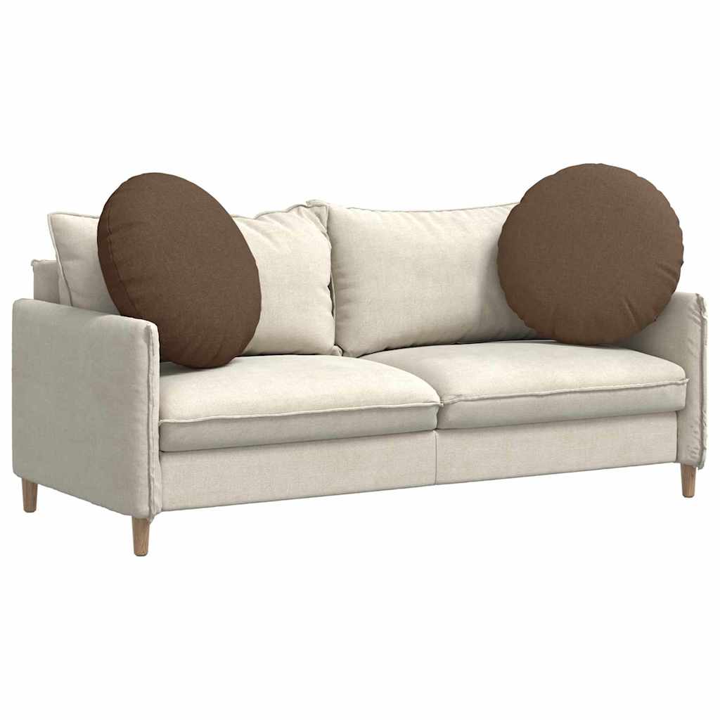 Vidaxx Sitzkissen 2 Stück braun ø80 x 29 cm Stoff