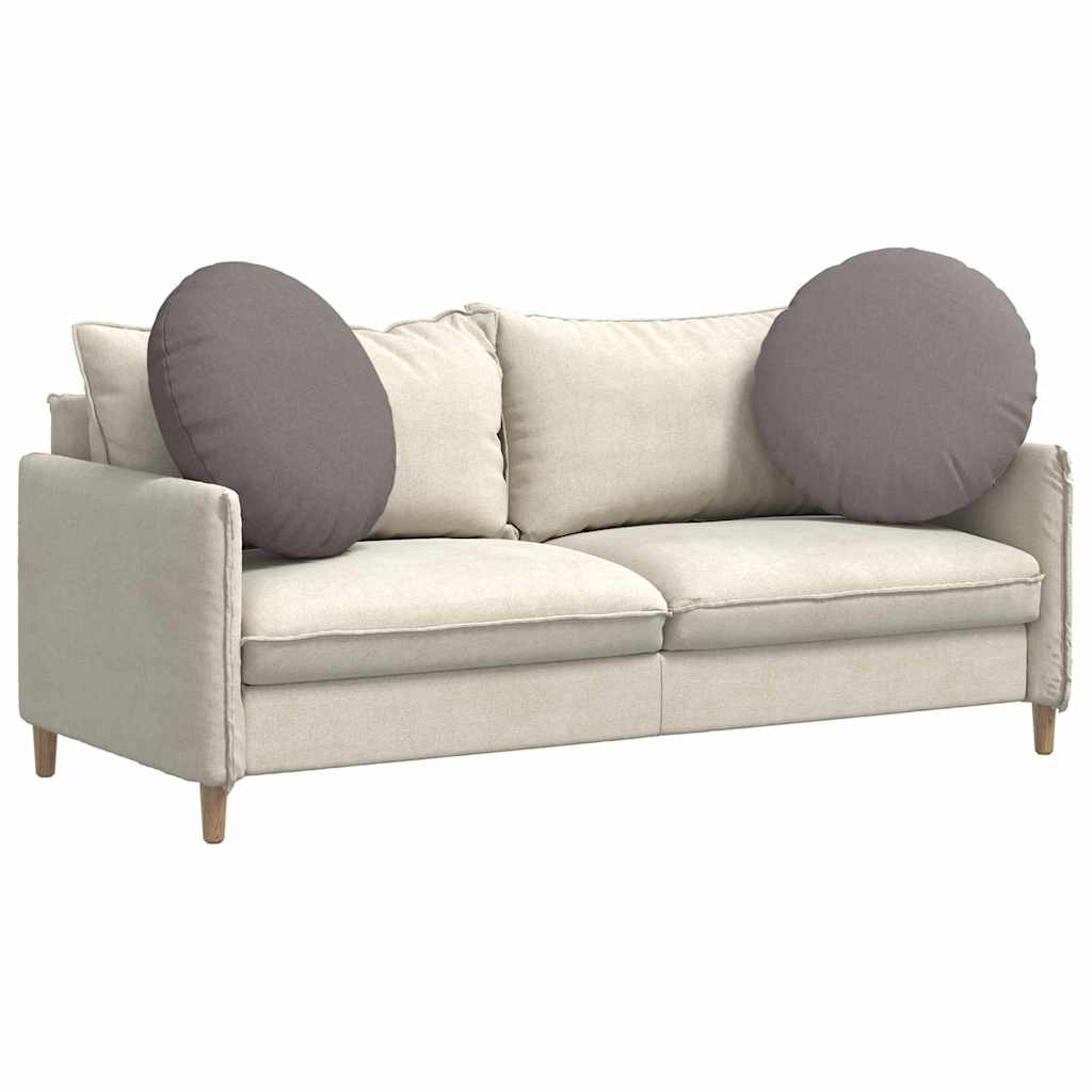 Vidaxx Sitzkissen 2 Stück Taupe ø80 x 29 cm Stoff