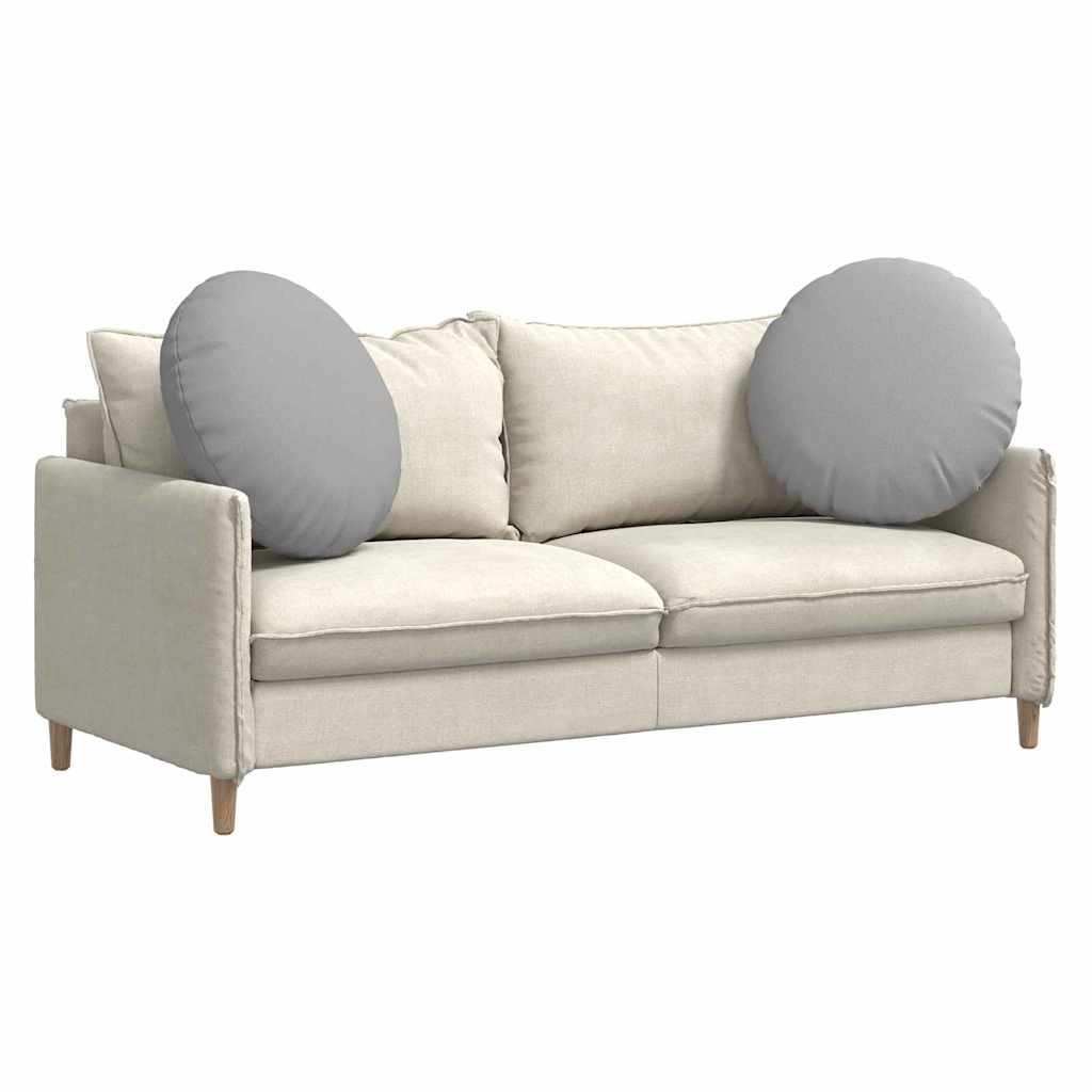 Vidaxx Sitzkissen 2 Stk. Wolkengrau ø80 x 29 cm Stoff