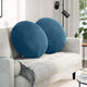 Vidaxx Sitzkissen 2 Stück blau ø 80 x 29 cm Samt