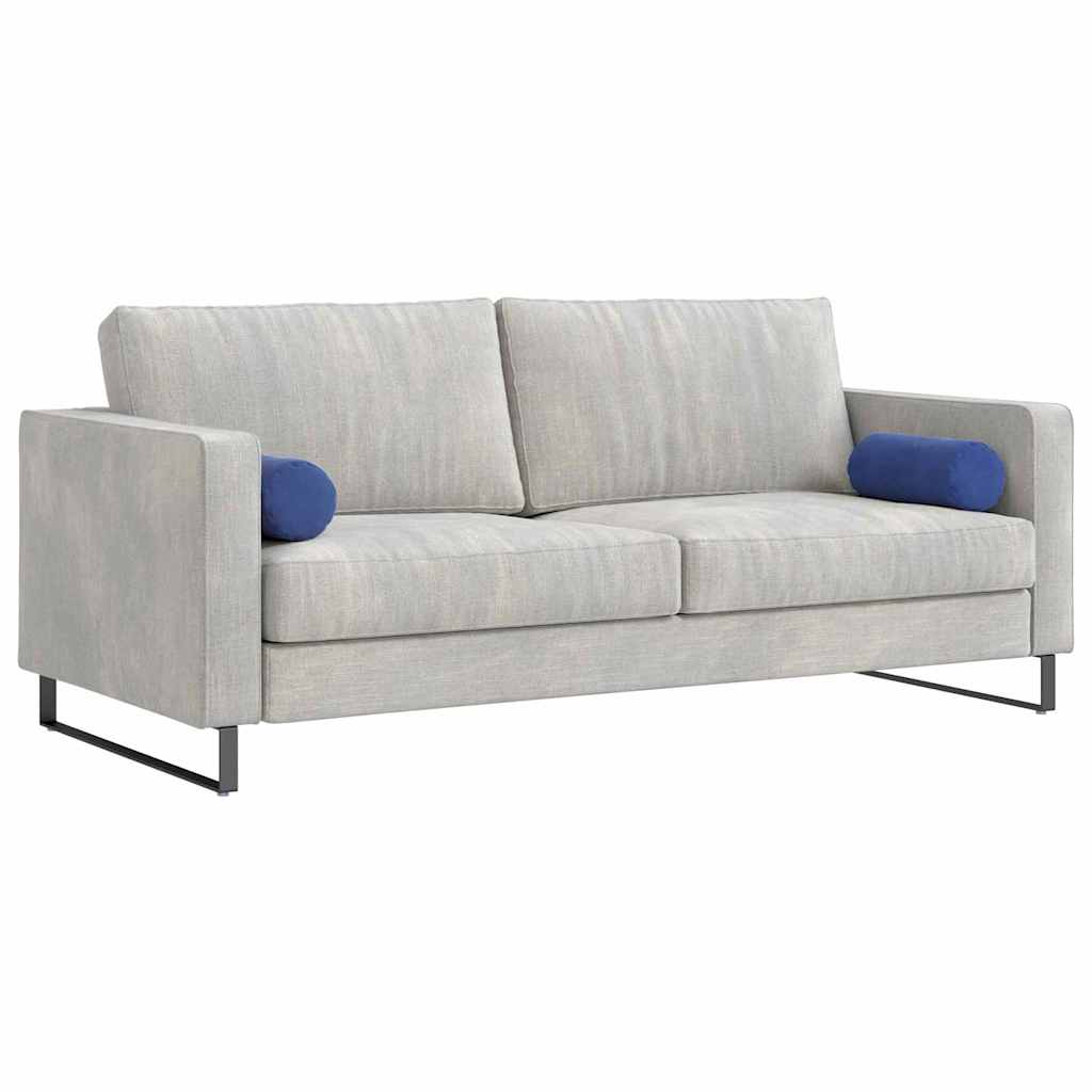 VidaXL Nackenkissen 2 Stück Polizeiblau ø 15 x 40 cm Cordstoff