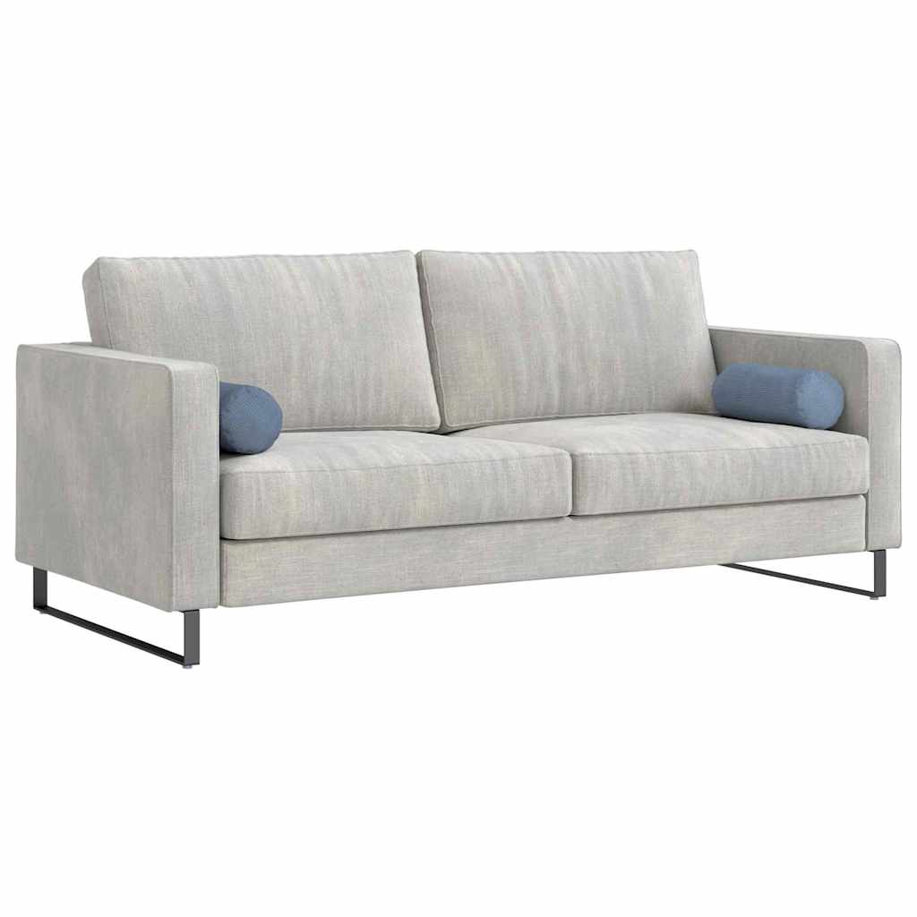 VidaXL Nackenkissen 2 Stück blau ø 15 x 40 cm Cordstoff