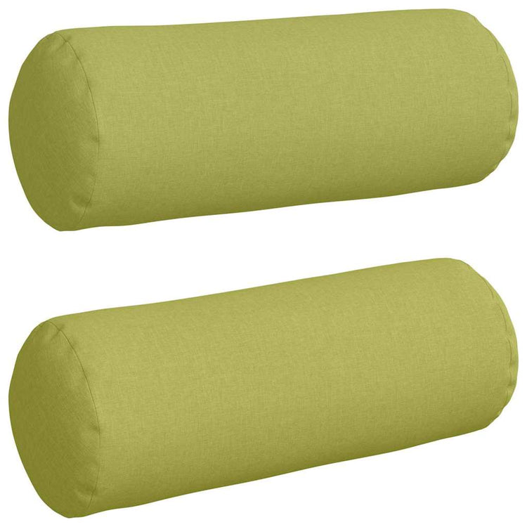 VidaXL Nackenkissen 2 Stück hellgrün ø 25 x 70 cm Stoff