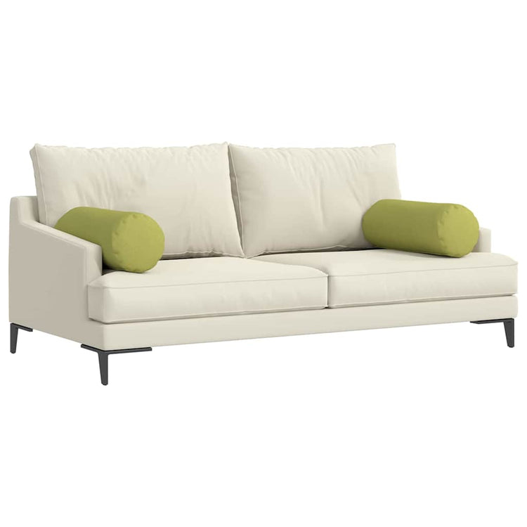 VidaXL Nackenkissen 2 Stück hellgrün ø 25 x 70 cm Stoff