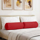 VidaXL Nackenkissen 2 Stück rot ø 25 x 70 cm Stoff