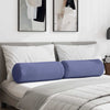 VidaXL bolster cushions 2 pieces jeans blue ø 25 x 70 cm fabric
