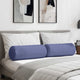VidaXL bolster cushions 2 pieces jeans blue ø 25 x 70 cm fabric