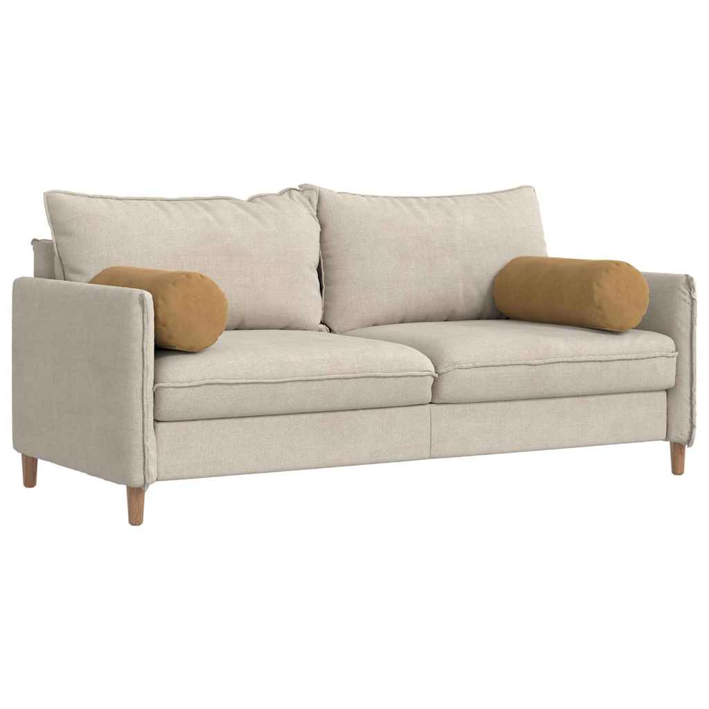 VidaXL Nackenkissen 2 Stück braun ø 25 x 70 cm Cordstoff