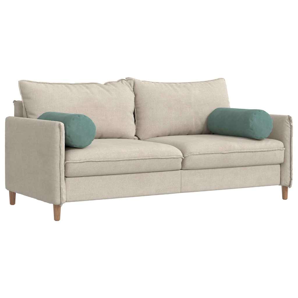 VidaXL Nackenrollenkissen 2 Stück meergrün ø 25 x 70 cm Cordstoff
