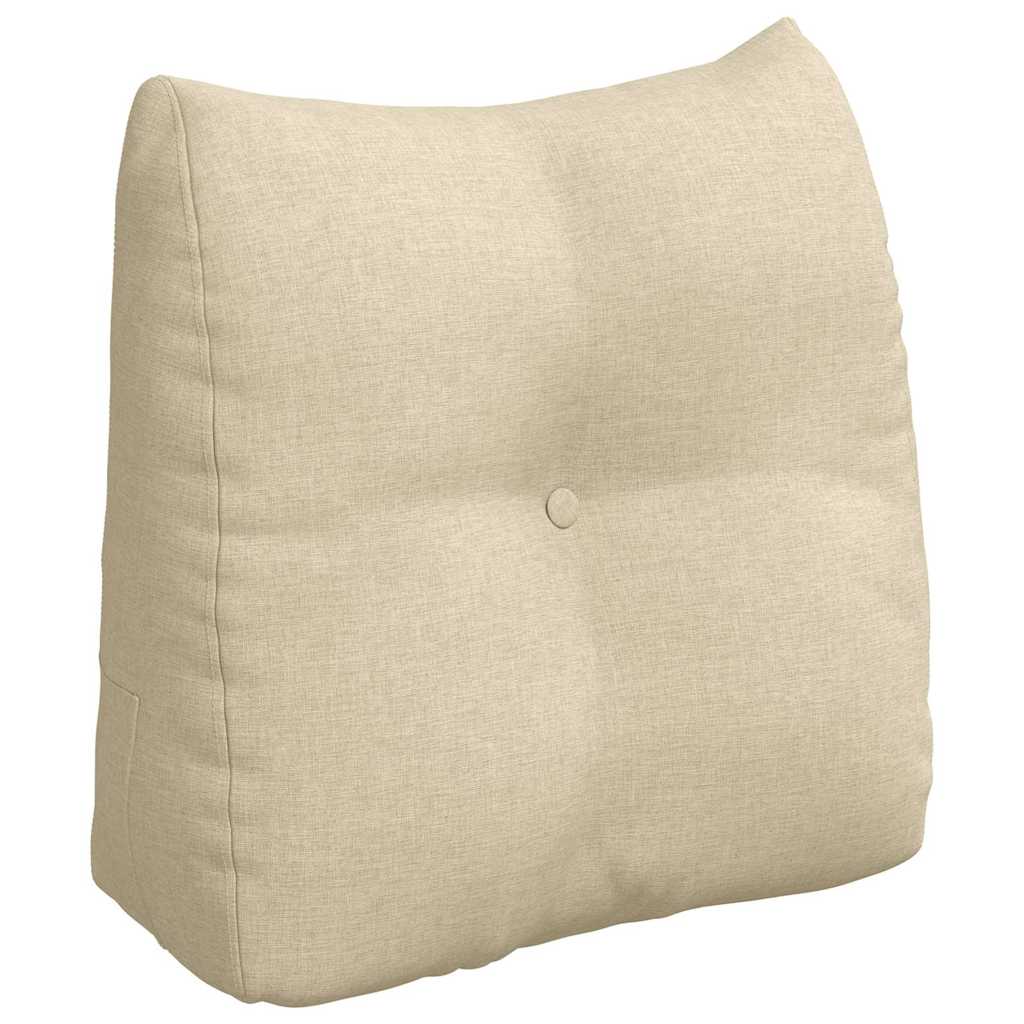 Vidaxx Rückenkissen Creme 45 x 24 x 50 cm Stoff