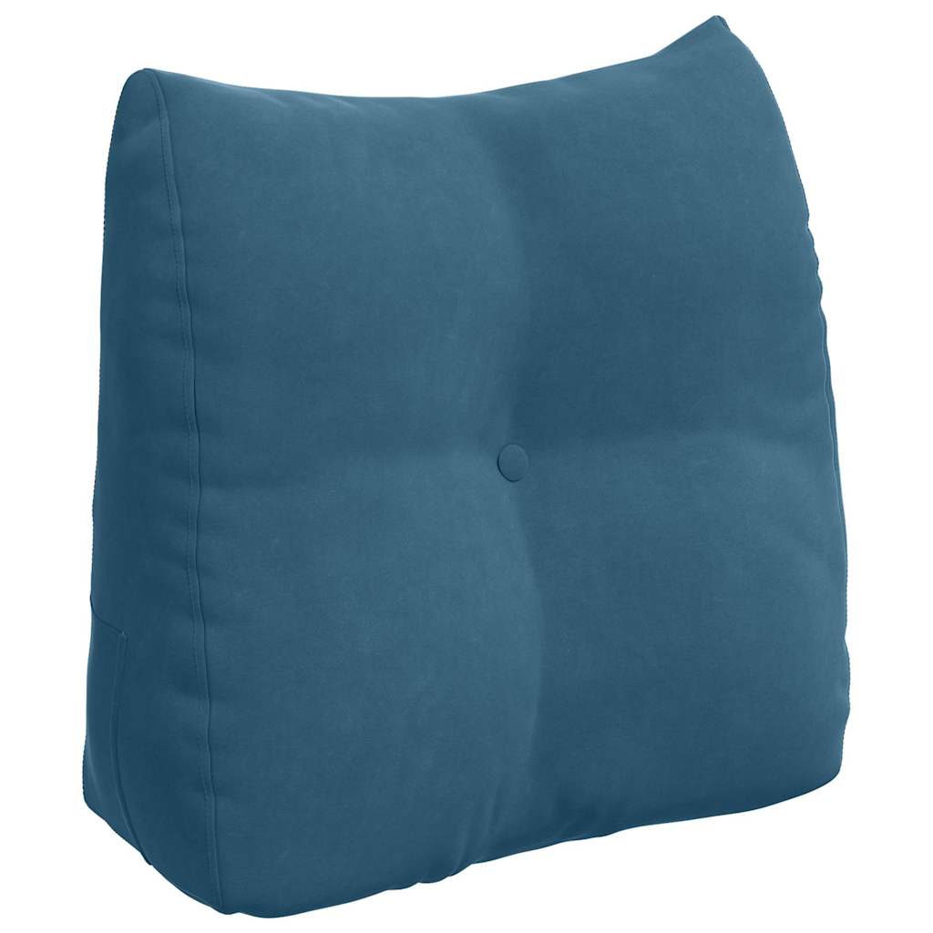 Vidaxx Rückenkissen blau 45 x 24 x 50 cm Samt
