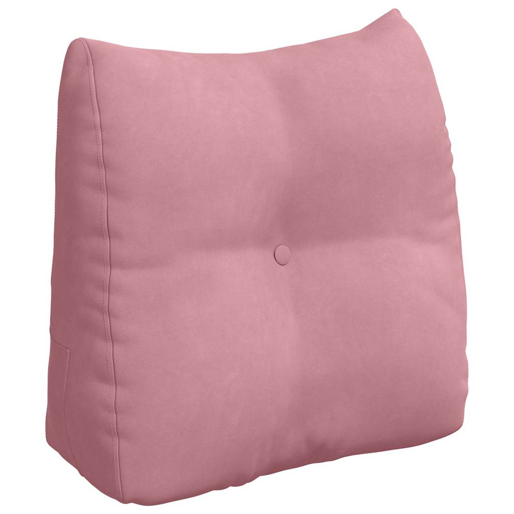 Vidaxx Rückenkissen rosa 45 x 24 x 50 cm Samt