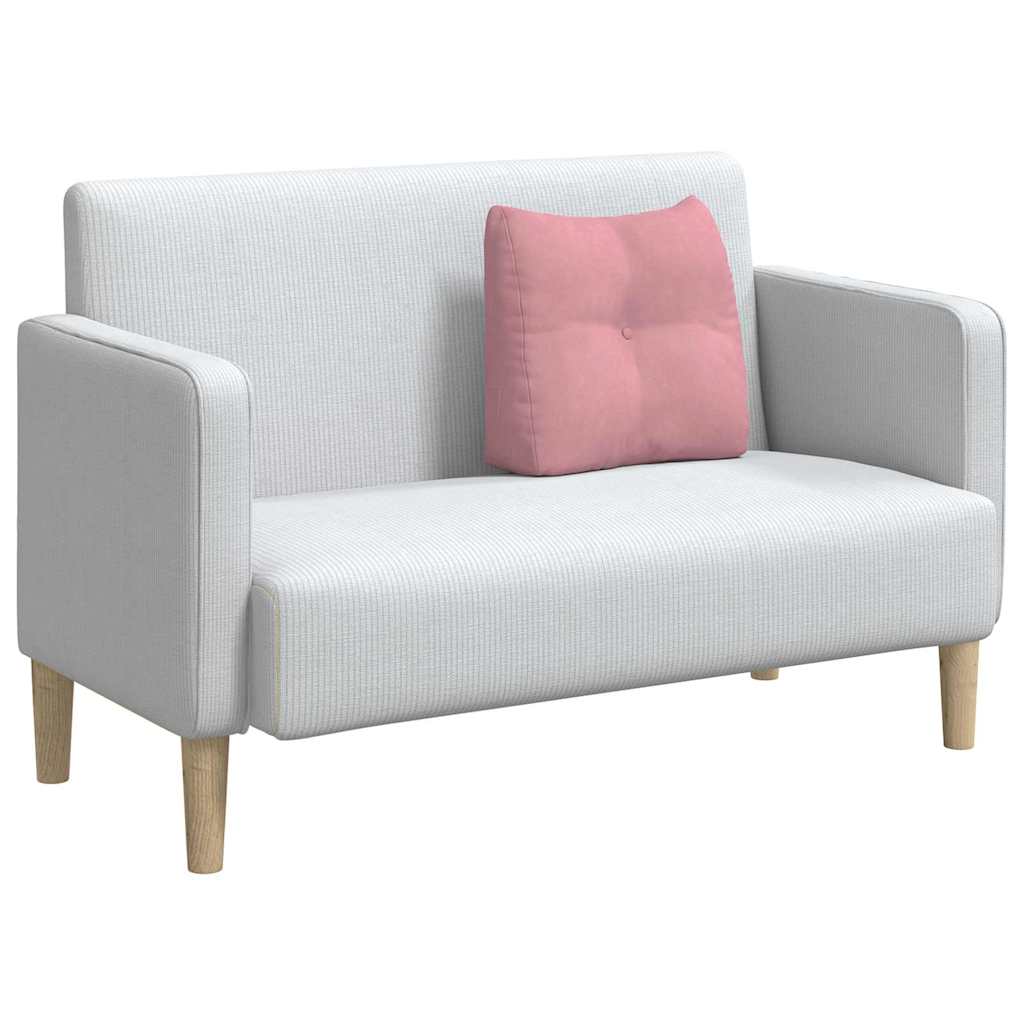 Vidaxx Rückenkissen rosa 45 x 24 x 50 cm Samt