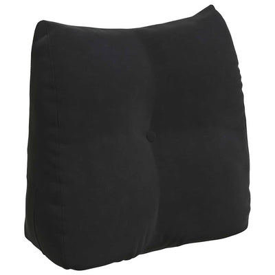 Vidaxx Rückenkissen Schwarz 45 x 24 x 50 cm Samt