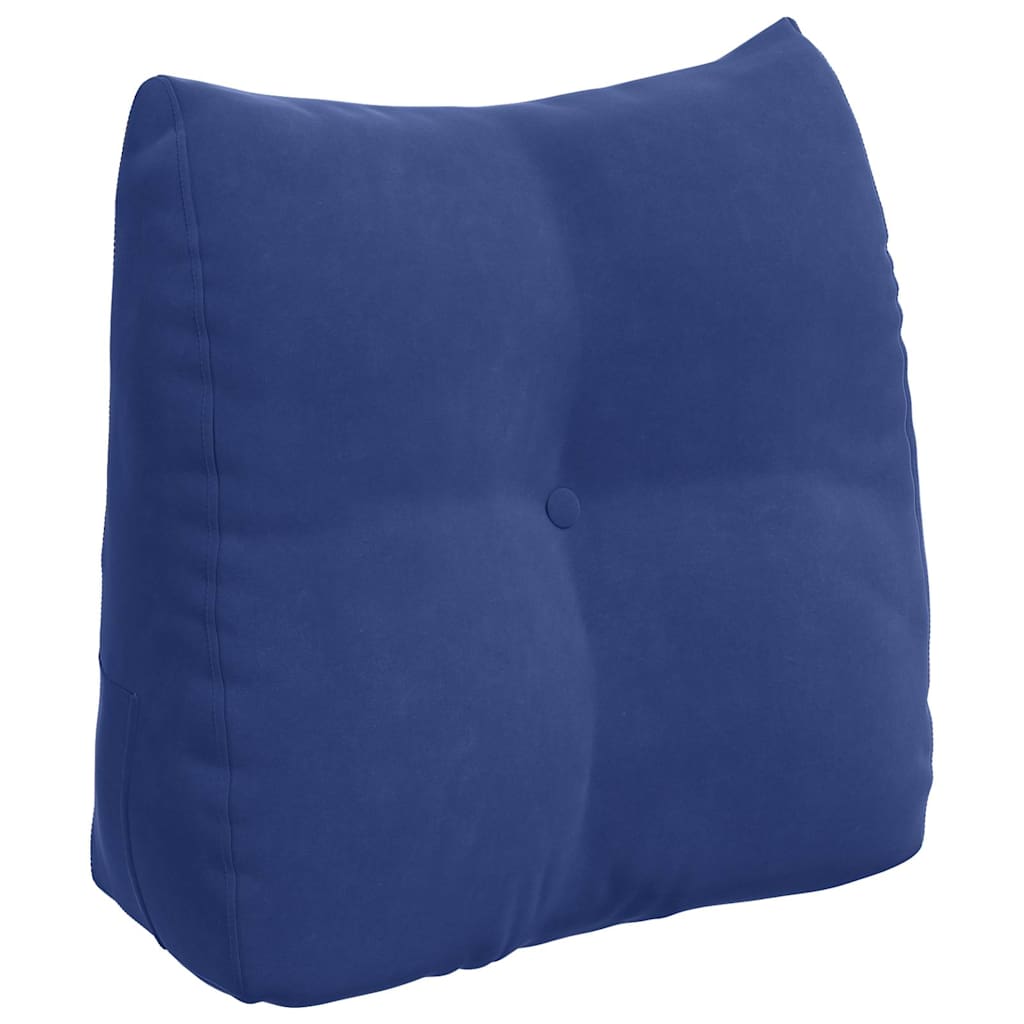 Vidaxx Rückenkissen Polizeiblau 45 x 24 x 50 cm Samt