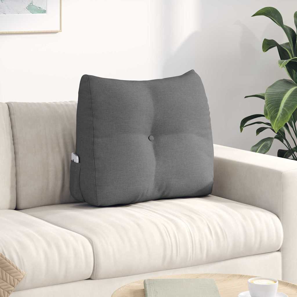 Vidaxx Rückenkissen dunkelgrau 60 x 24 x 50 cm Stoff