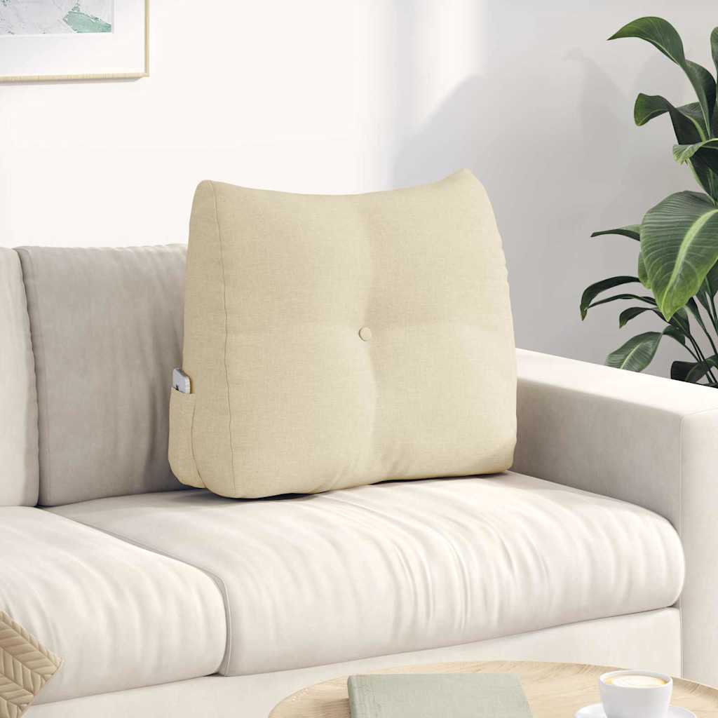Vidaxx Rückenkissen Creme 60 x 24 x 50 cm Stoff