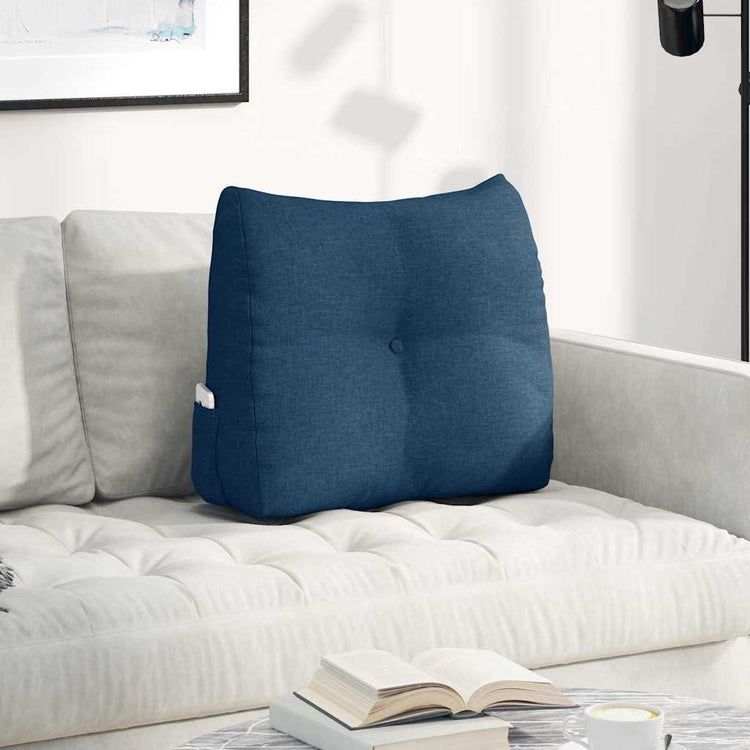 Vidaxx Rückenkissen blau 60 x 24 x 50 cm Stoff