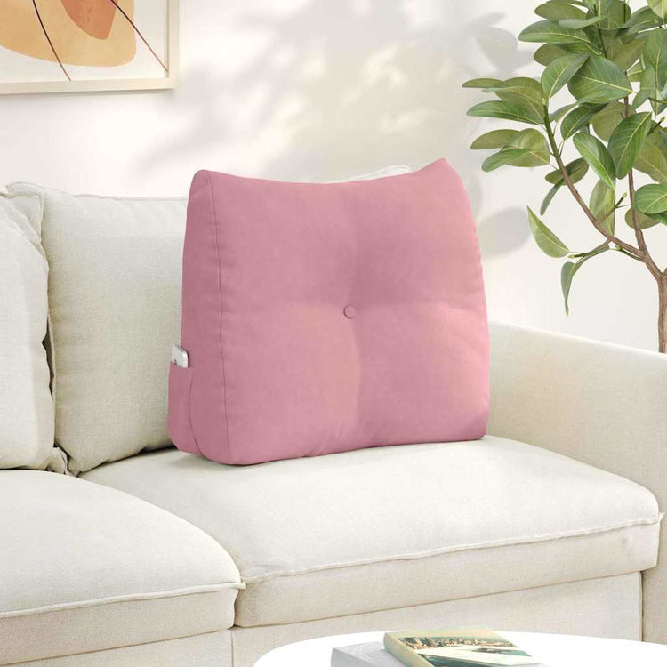 Vidaxx Rückenkissen rosa 60 x 24 x 50 cm Samt