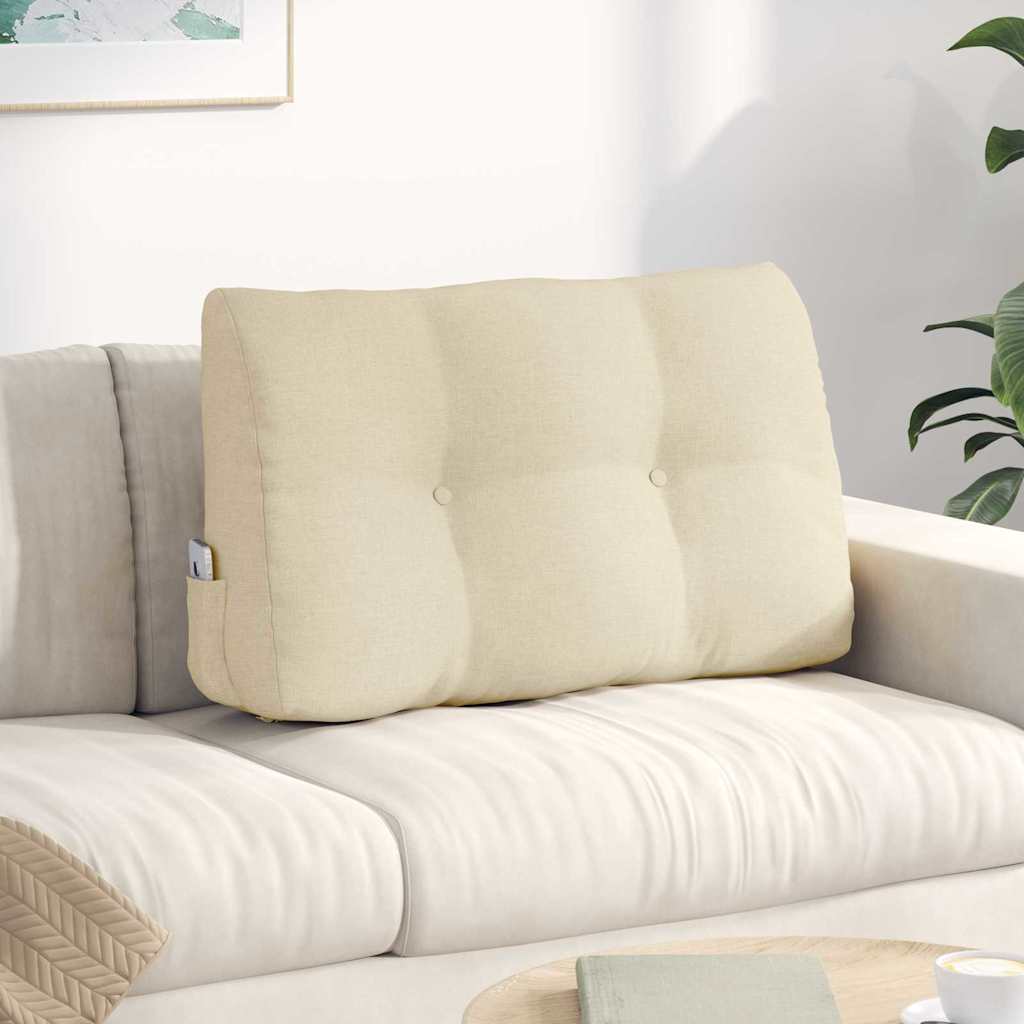 Vidaxx Rückenkissen Creme 80 x 24 x 50 cm Stoff
