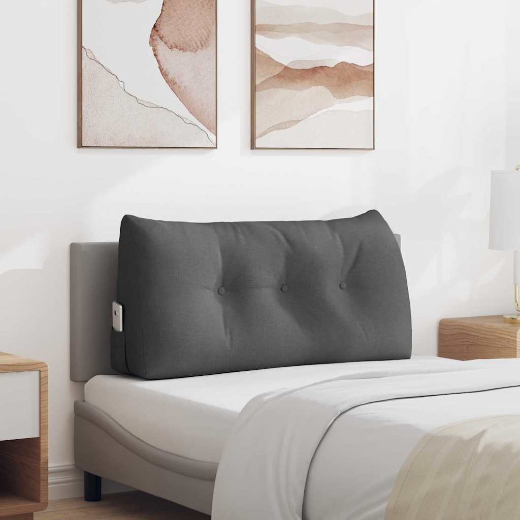 Vidaxx Rückenkissen dunkelgrau 100 x 24 x 50 cm Stoff