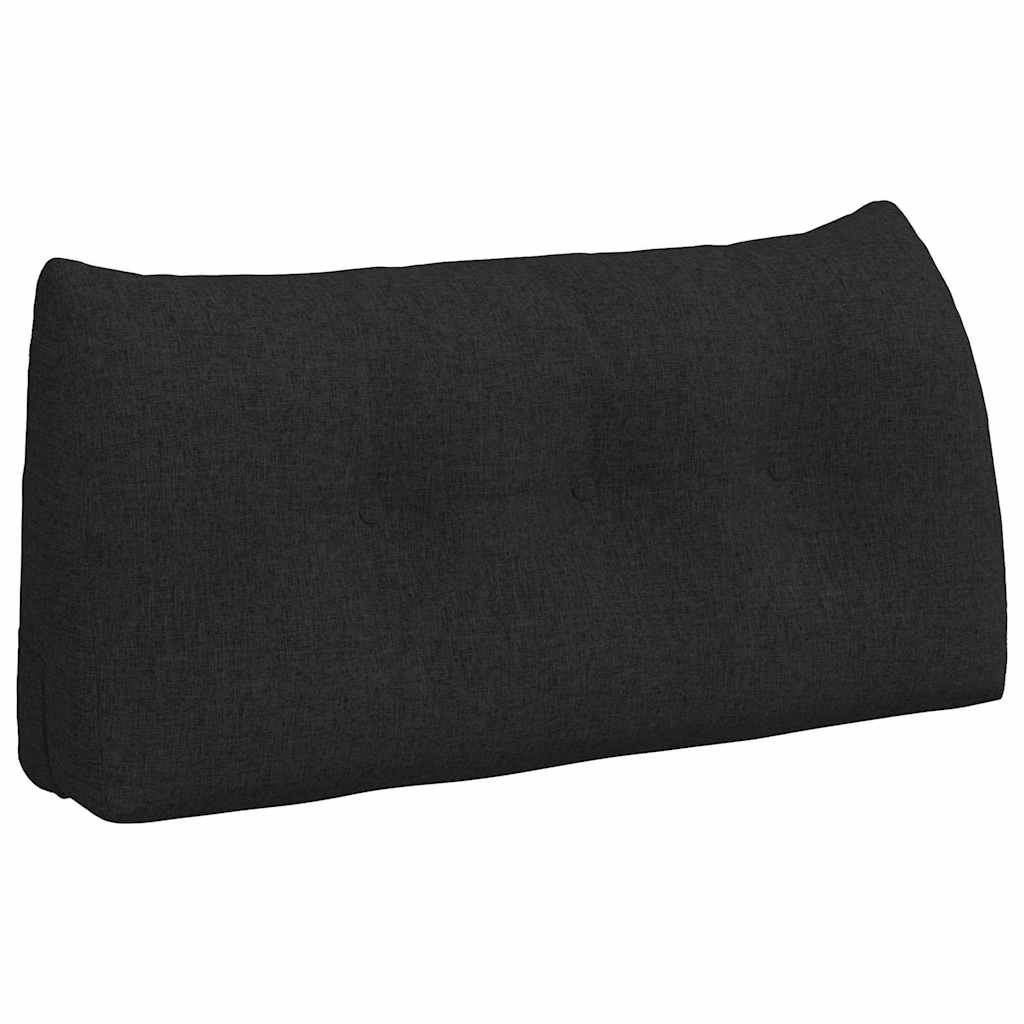 VidaXL Rückenkissen schwarz 100 x 24 x 50 cm Stoff