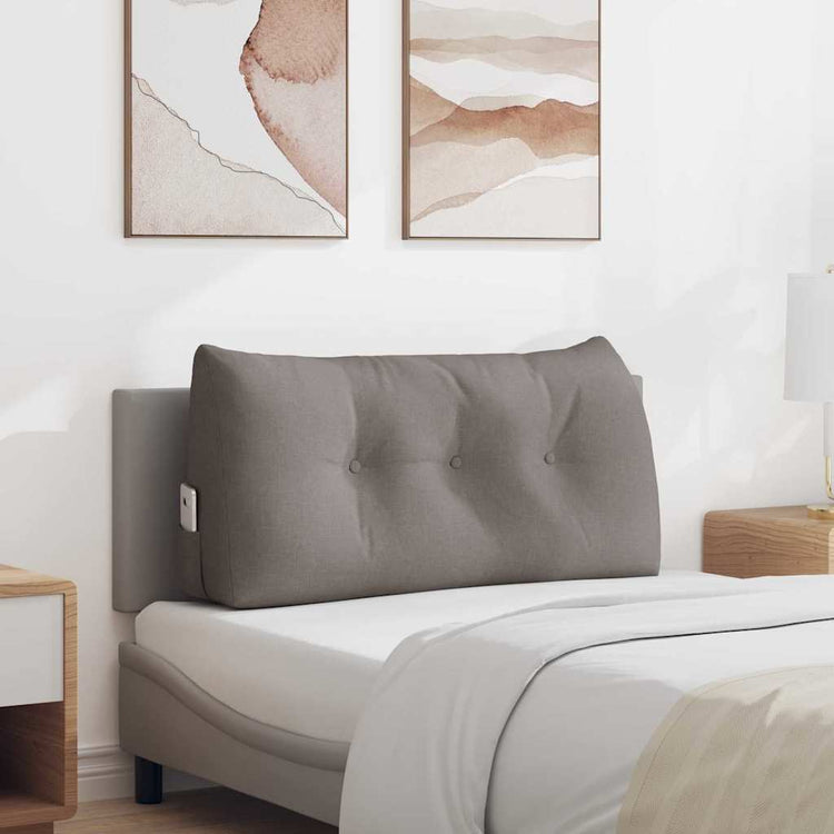 Vidaxx Rückenkissen Taupe 100 x 24 x 50 cm Stoff