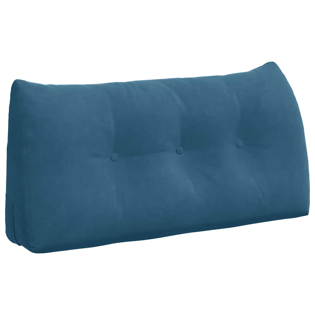 Vidaxx Rückenkissen Blau 100 x 24 x 50 cm Samt