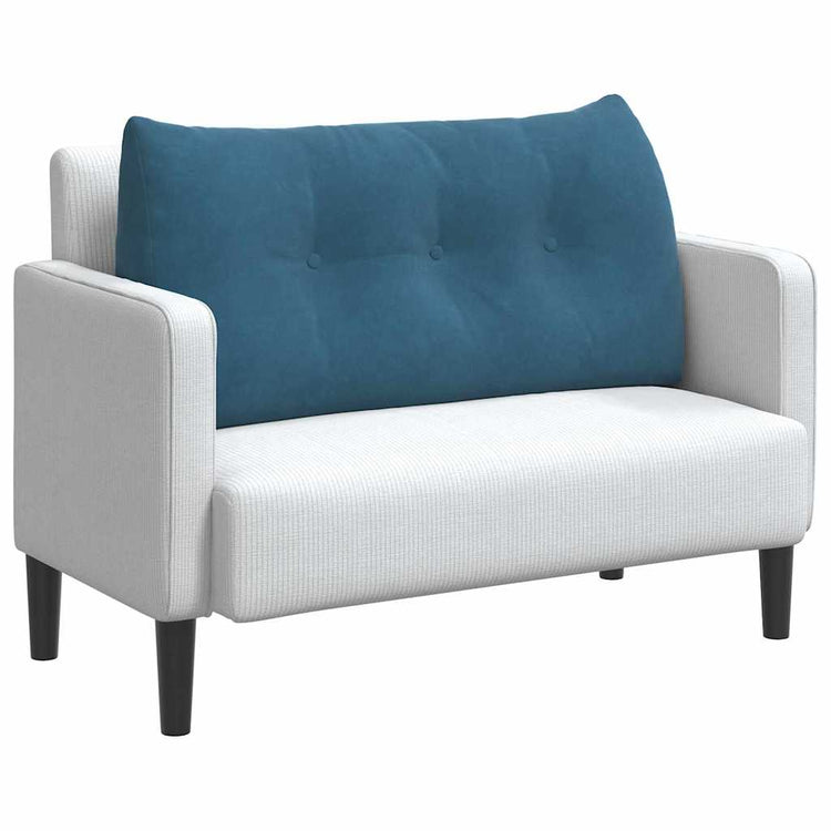 Vidaxx Rückenkissen Blau 100 x 24 x 50 cm Samt