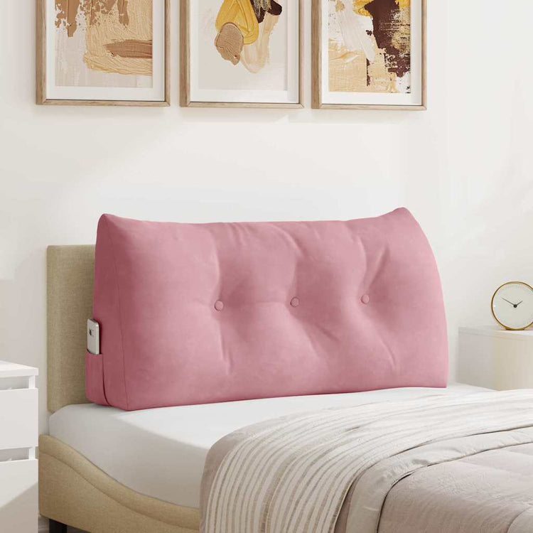 Vidaxx Rückenkissen rosa 100 x 24 x 50 cm Samt