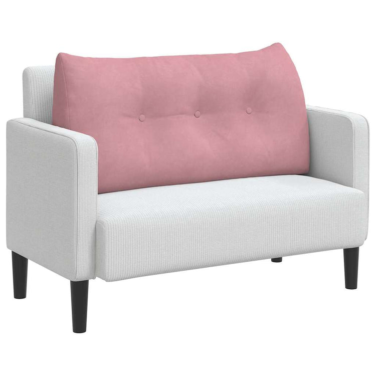 Vidaxx Rückenkissen rosa 100 x 24 x 50 cm Samt