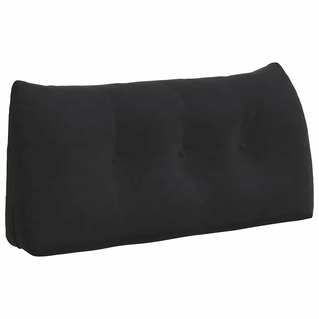 Vidaxx Rückenkissen Schwarz 100 x 24 x 50 cm Samt