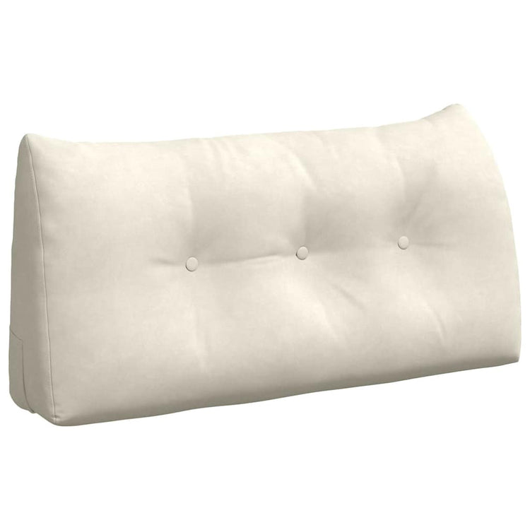 Vidaxx Rückenkissen Creme 100 x 24 x 50 cm Samt