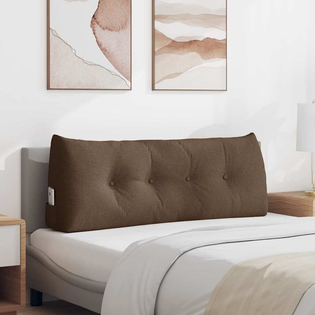 Vidaxx Rückenkissen braun 120 x 24 x 50 cm Stoff