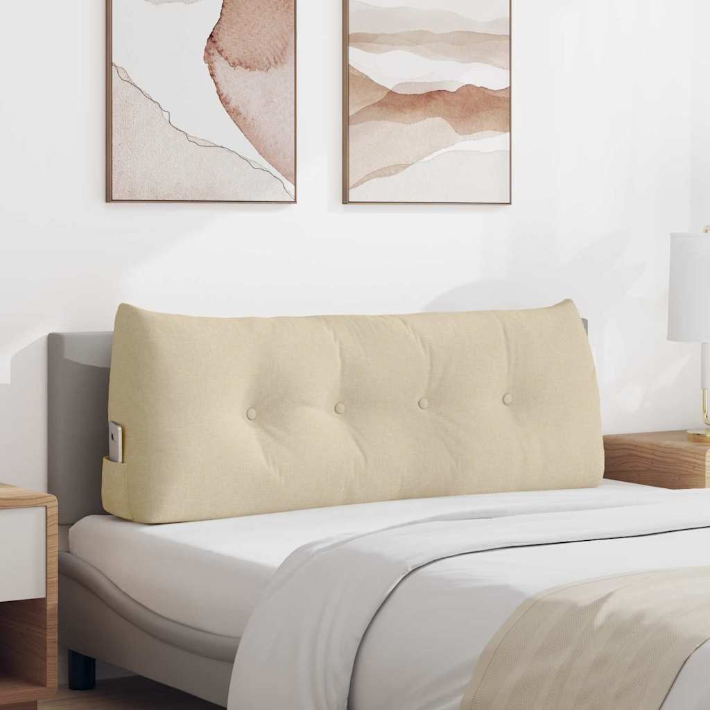 Vidaxx Rückenkissen Creme 120 x 24 x 50 cm Stoff