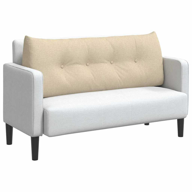Vidaxx Rückenkissen Creme 120 x 24 x 50 cm Stoff