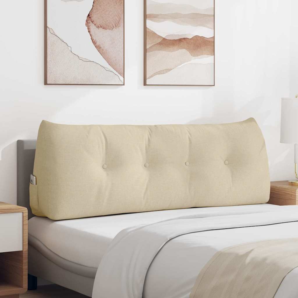 Vidaxx Rückenkissen Creme 140 x 24 x 50 cm Stoff