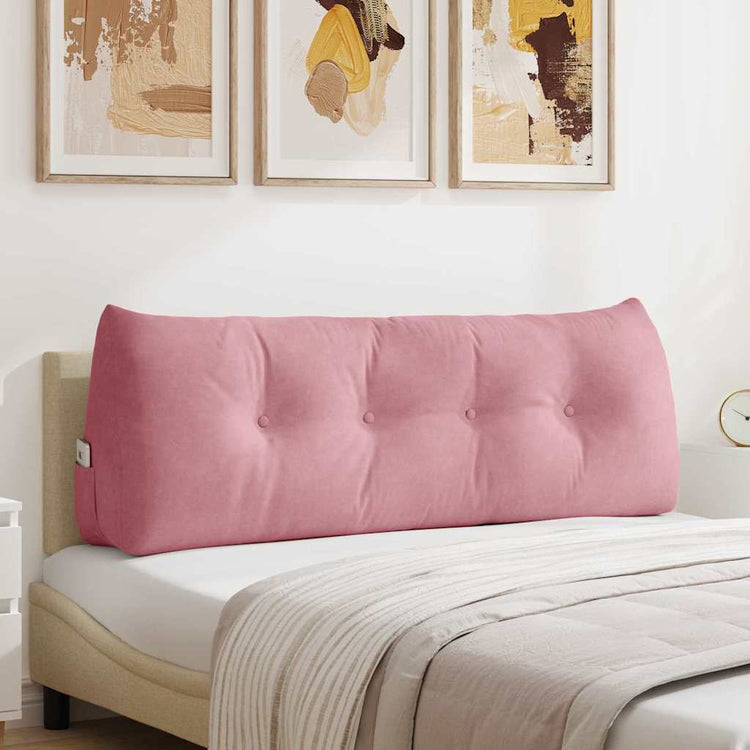 Vidaxx Rückenkissen rosa 140 x 24 x 50 cm Samt