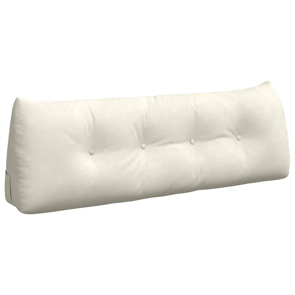Vidaxx Rückenkissen Creme 140 x 24 x 50 cm Samt