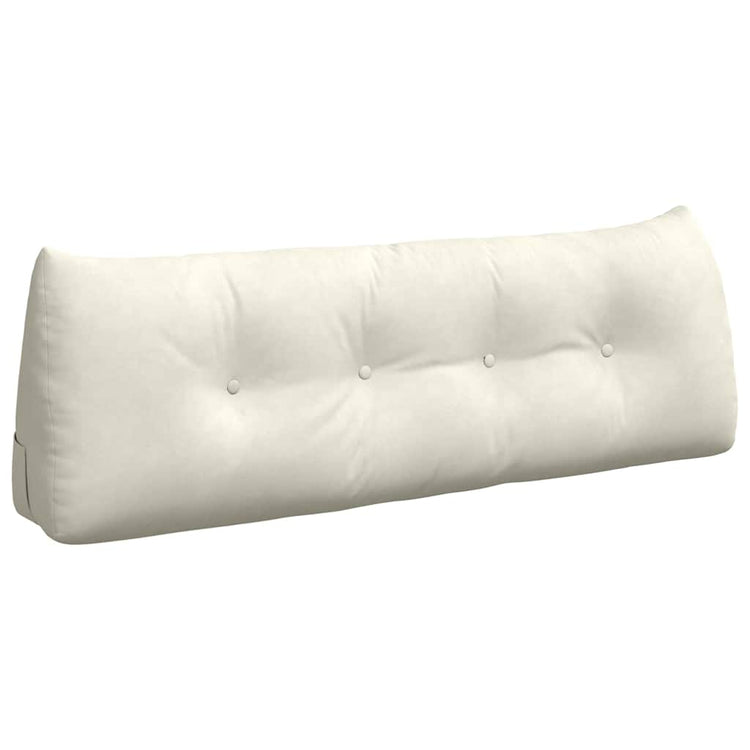 Vidaxx Rückenkissen Creme 140 x 24 x 50 cm Samt