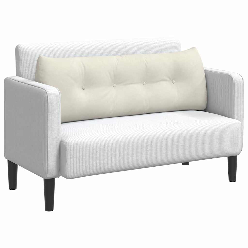 Vidaxx Rückenkissen Creme 140 x 24 x 50 cm Samt