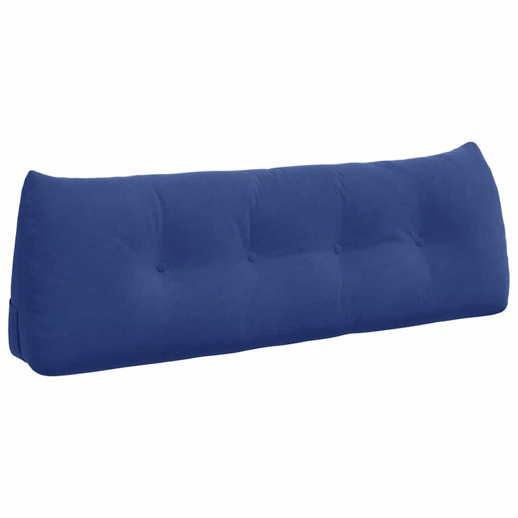 Vidaxx Rückenkissen Polizeiblau 140 x 24 x 50 cm Samt