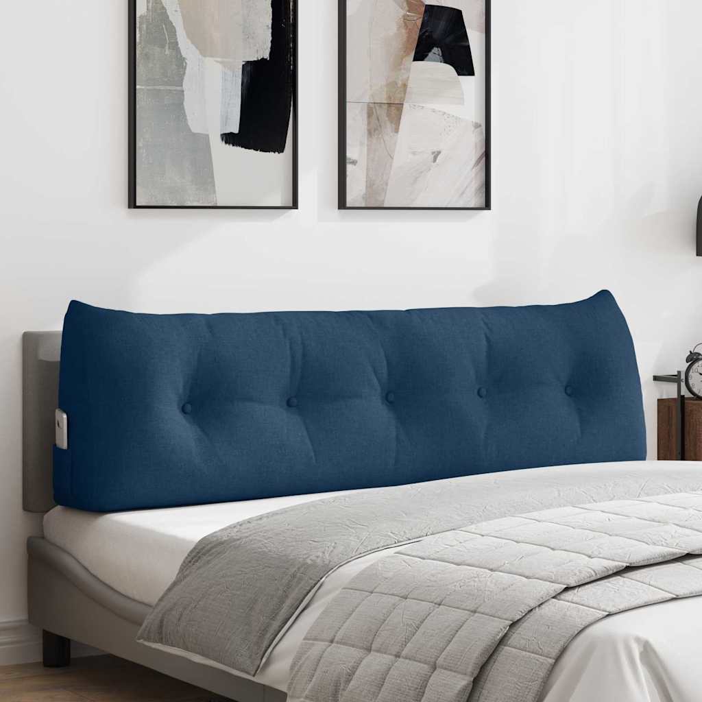 Vidaxx Rückenkissen blau 160 x 24 x 50 cm Stoff