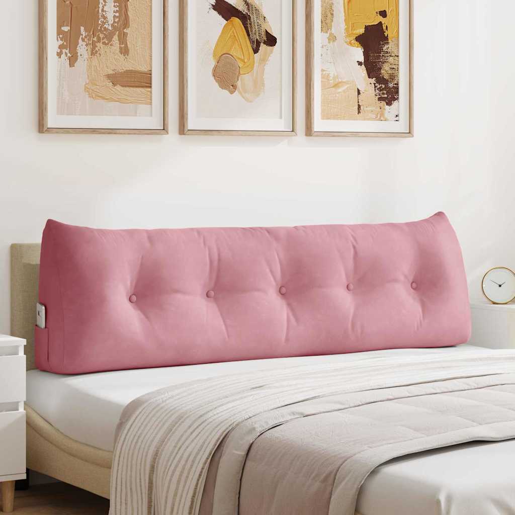 Vidaxx Rückenkissen rosa 160 x 24 x 50 cm Samt