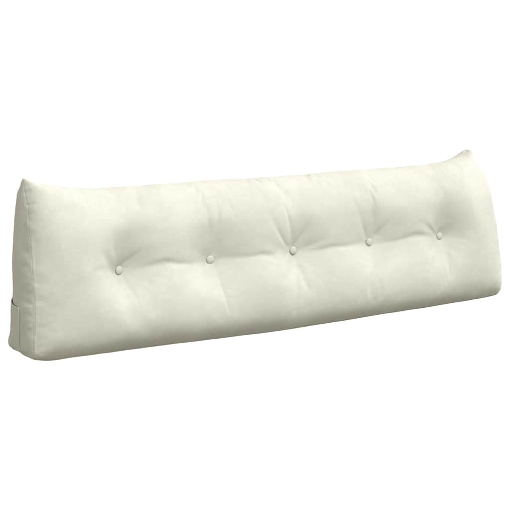 Vidaxx Rückenkissen Creme 160 x 24 x 50 cm Samt