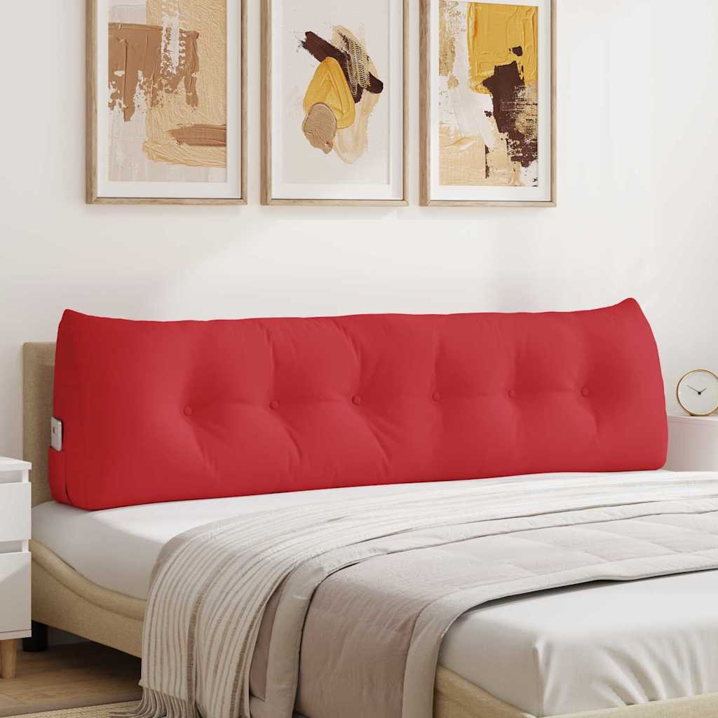 VidaXL Rückenkissen rot 180 x 24 x 50 cm Stoff