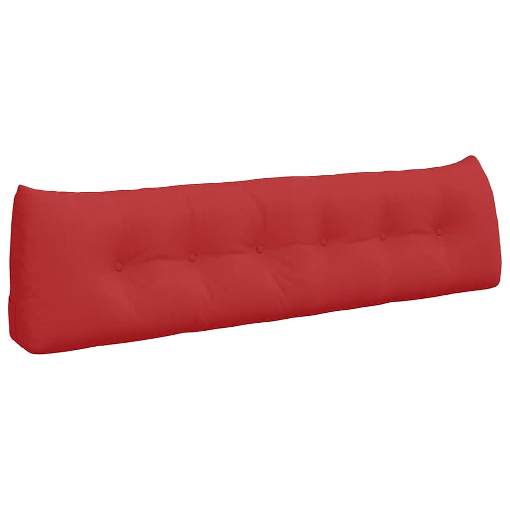 VidaXL Rückenkissen rot 180 x 24 x 50 cm Stoff