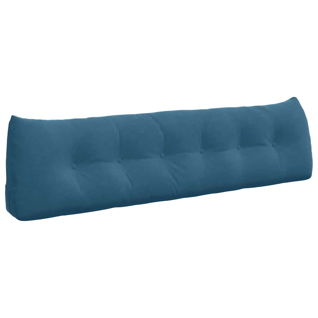 Vidaxx Rückenkissen Blau 180 x 24 x 50 cm Samt