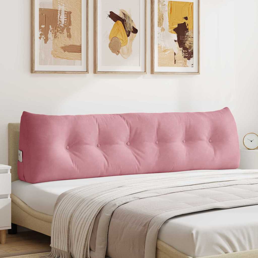 Vidaxx Rückenkissen rosa 180 x 24 x 50 cm Samt